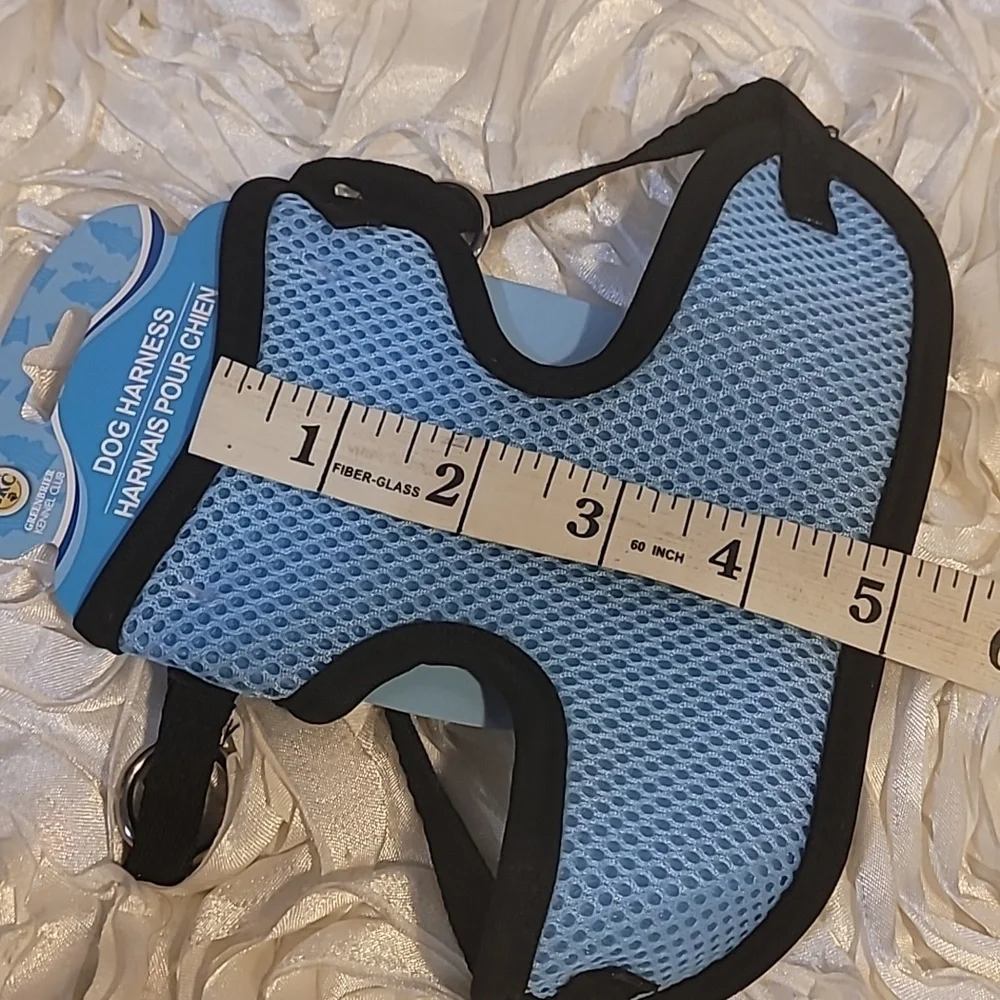 Dog Harness Blue Adjustable Harness - Small Dog
